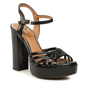 Sandále R.Polański - 1666 Czarny Kryształ.