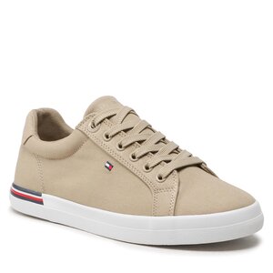 Tenisky Tommy Hilfiger - Essential Stripes Sneaker FW0FW06954 Sandalwood RBT.