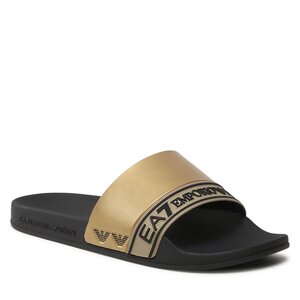 Šľapky EA7 Emporio Armani - XCP011 XK277 M700 Black/Gold.
