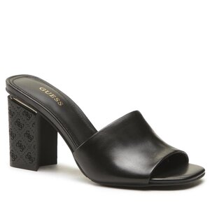 Šľapky Guess - Yella FL6YEL LEA03 BLACK.
