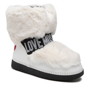 Snehule LOVE MOSCHINO - JA24422G0FIT210A Bianco/Nero.