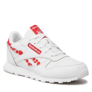Topánky Reebok - Classic Leather Shoes HP9521 Cloud White/Cloud White/Vector Red.