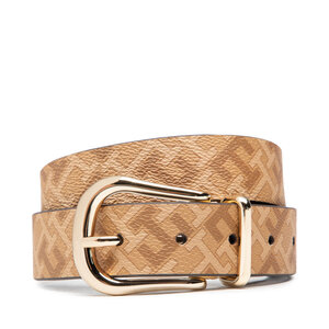 Dámsky opasok Tommy Hilfiger - Casual Chic Monogram Aop 3.0 AW0AW13965 0F6.