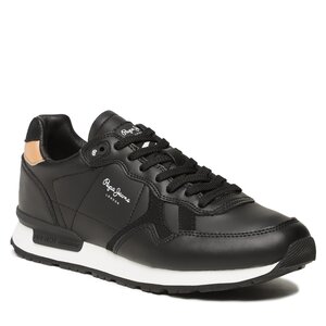 Sneakersy Pepe Jeans - Britt Man Flag PMS30850 Black 999.