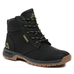 Šnurovacia obuv Kappa - 260327T Black/Lime 1133.