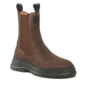 Členková obuv s elastickým prvkom Gant - Janebi 25553413 Taupe G24.