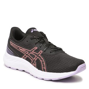 Topánky Asics - Gel-Excite 9 GS 1014A231 Black/Papaya 005.
