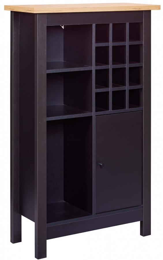 Vinotéka silpa - čierna/dub artisan.

 

Neustále dostávate od priateľov a známych fľaše s alkoholom a neviete, kam s nimi?

 

Rozmery vinotéky Silpa sú 77x124x33cm (š, v, h).

 

Všetky produkty z kolekcie Silpa nájdete nižšie v súvisiacich produktoch.