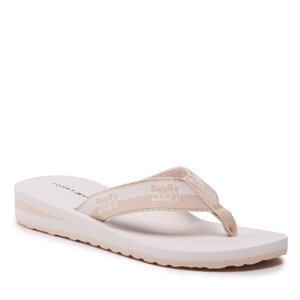 Žabky Tommy Hilfiger - Th Colorblock Webbing Sandal FW0FW07144 Weathered White AC0.