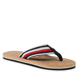 Žabky Tommy Hilfiger - Cork Beach Sandal FM0FM04475 Desert Sky DW5.