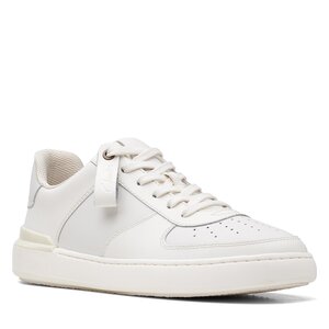 Poltopánky Clarks - CourtLite Tie 26167365 White.