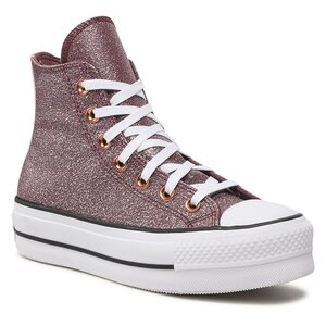 Plátenky Converse - Ctas Life Hi A03240C Dark Wine/Copper/White.