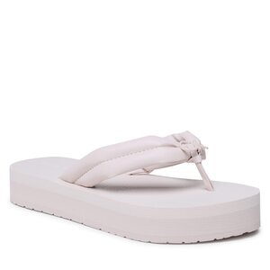 Žabky Calvin Klein - Flatform Flip Flop W/Hw HW0HW01503 Crystal Gray ABH.