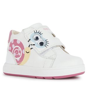 Poltopánky Geox - B Biglia Girl B354CB08554C1364 White/Dk Pink.