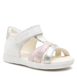Sandále Geox - B Sandal Alul Girl B021YD085NFC0406 S White/Pink.