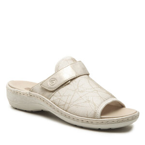 Šľapky Remonte - D7664-60 Beige Kombi.