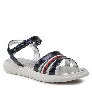 Sandále Tommy Hilfiger - Stripes Velcro T4A2-32771-1372 S Blue 800.