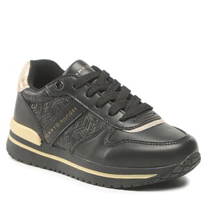 Sneakersy Tommy Hilfiger - Low Cut Lce-Up Sneaker T3A9-32349-1355 M Black/Platinum X208.