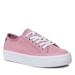 Tenisky Tommy Hilfiger - Platform Vulcanized Sneaker FW0FW07156 Soothing Pink TQS.