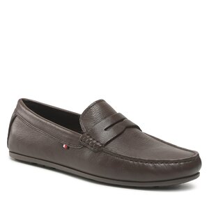 Mokasíny Tommy Hilfiger - Casual Hilfiger Leather Driver FM0FM04446 Cocoa GT6.