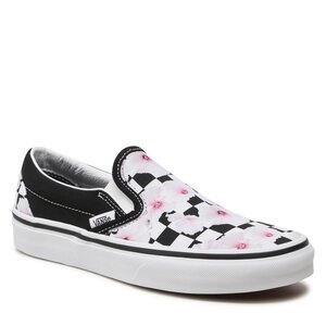 Tenisky Vans - Classic Slip-On VN0A5JLXBM81 Hibiscus Check Black.