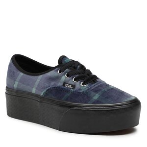 Tenisky Vans - Authentic Stac VN0A5KXX2031 Velvet Plaid Green/Black.