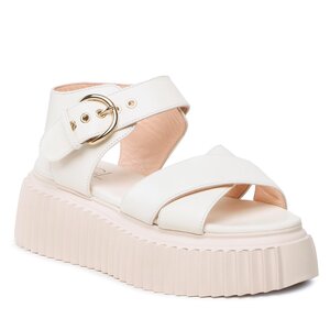 Sandále AGL - Aurora D642073PQKO037D796 Offwhite/Rosa.