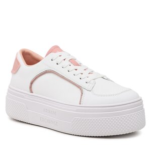 Sneakersy Armani Exchange - XDX116 XV696 K643 Op.White/Rose.