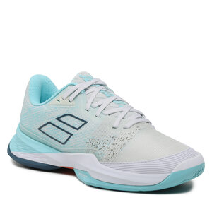 Topánky Babolat - Jet Mach 3 Ac Women 31S23630 White/Angel Blue.