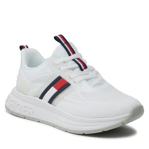 Sneakersy Tommy Hilfiger - Flag Low Cut Lace-Up T3A9-32747-0308100 S White 100.