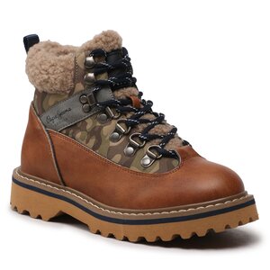 Outdoorová obuv Pepe Jeans - Leia K2 Boys PBS50099 Cognac 879.