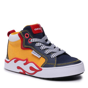 Sneakersy Geox - J Alphabeet Boy J35HLF01054C2117 M Yellow/Navy.