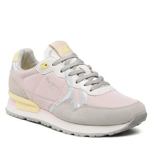 Sneakersy Pepe Jeans - Brit Print Zag W PLS31476 Soft Pink 305.