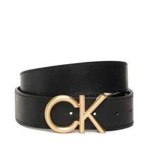 Pánsky opasok Calvin Klein - Adj Ck Metal Bombe Gold 35Mm K50K510217 Ck Black BAX.