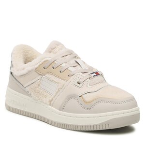Sneakersy TOMMY JEANS - Warm Basket EN0EN01969  Stony Beige ACE.
