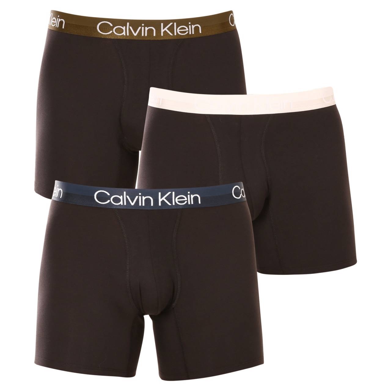 3PACK ανδρικό σορτς μποξεράκι Calvin Klein μαύρο (NB2971A-GZ5) M.