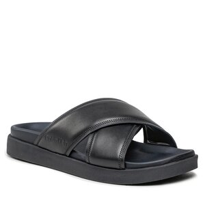 Šľapky Calvin Klein - Criss Cross Sandal Lth HM0HM01069 Ck Black BEH.