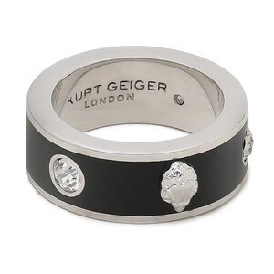 Prsteň Kurt Geiger - Enamel Eagle Ring 8838305429 Black/Comb.