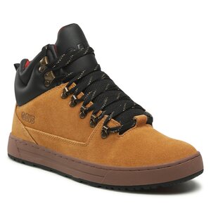 Šnurovacia obuv DVS - Vanguard DVF0000338 Chamois/Black/Fiery Red.