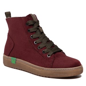 Sneakersy Jana - 8-25280-29 Bordeaux/Khaki.