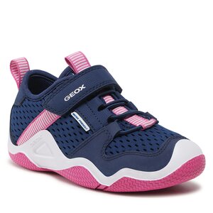 Poltopánky Geox - J Wader Girl J3508A01450C4268 S Navy/Fuchsia.