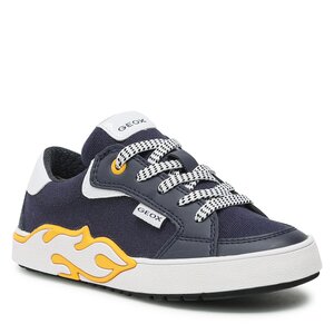 Sneakersy Geox - J Alphabeet Boy J35HLA01054C0657 S Navy/Yellow.