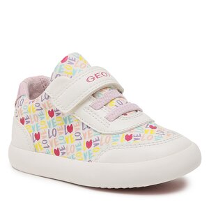 Sneakersy Geox - B Gisli Girl B021MA0AW54C0406 M White/Pink.