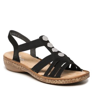 Sandále Rieker - 62831-00 Schwarz.
