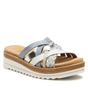 Šľapky Remonte - D0Q50-12 Blau Kombi.