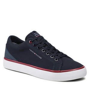 Tenisky Tommy Hilfiger - Th Hi Vulc Core Low Canvas FM0FM04737 Desert Sky DW5.