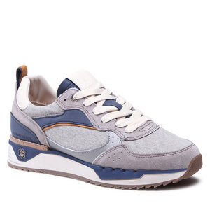 Topánky Lumberjack - SNEAKER GREY / BLUE.