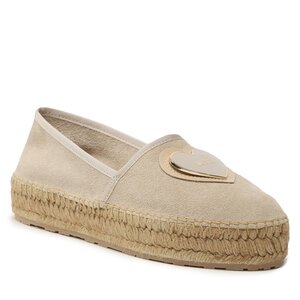 Espadrilky LOVE MOSCHINO - JA10443G0GIG0104 Beige.