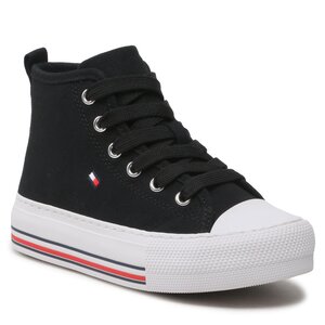 Plátenky Tommy Hilfiger - High Top Lace-Up Sneaker T3A9-32679-0890 M Black 999.