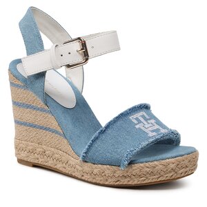 Espadrilky Tommy Hilfiger - Wedge Sandal FW0FW07079 Denim 0G1.